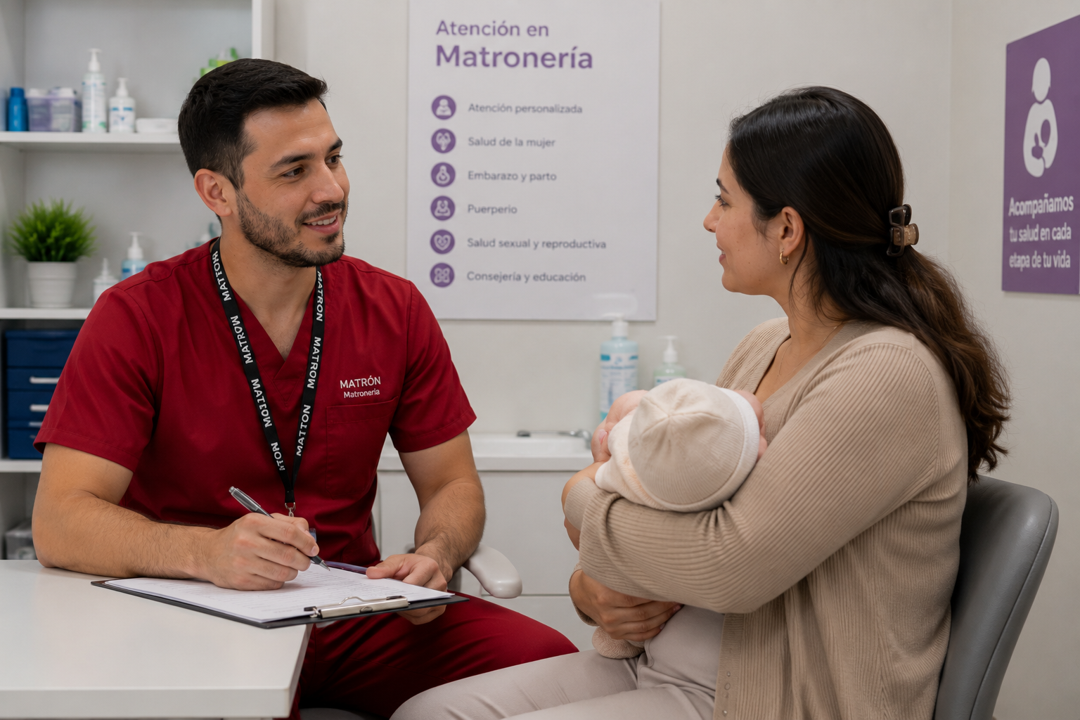 Atención profesional del Servicio Matronil SHALOM